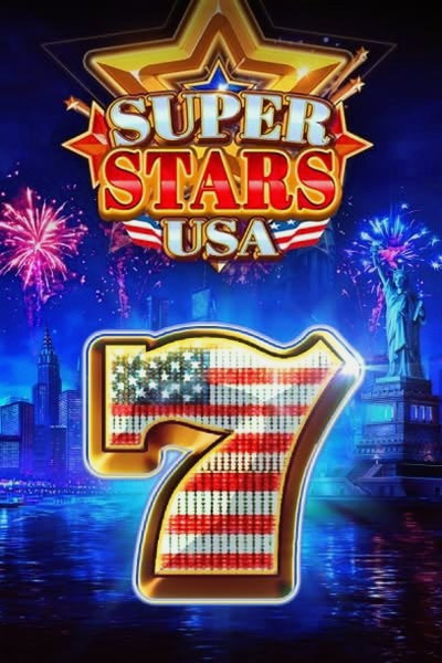 Náhled hry Super Stars USA: hvězdy v modré, rudé a bílé