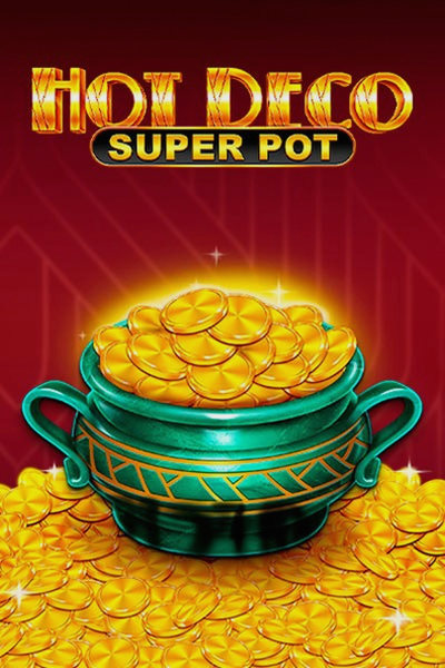 Náhled hry Hot Deco Super Pot: art deco a žhavé barvy